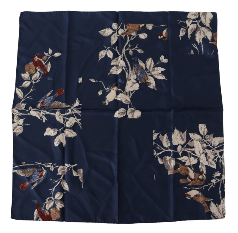 Elegant Silk Square Scarf for Men Dolce & Gabbana