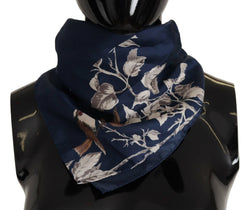 Elegant Silk Square Scarf for Men Dolce & Gabbana