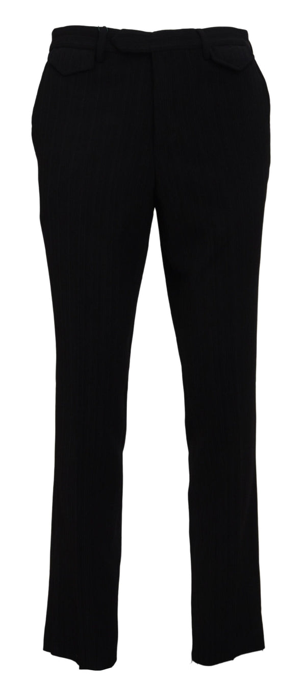 Elegant Black Italian Designer Pants BENCIVENGA