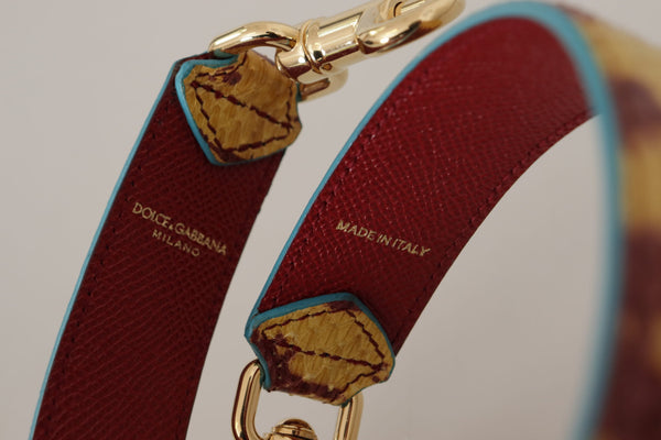 Elegant Ayers Leather Bag Strap Dolce & Gabbana