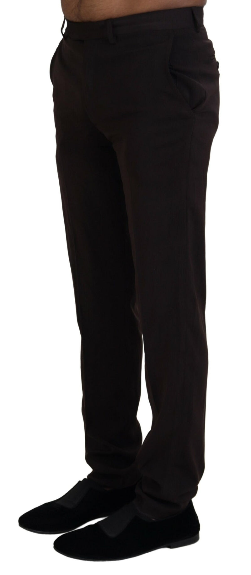 Elegant Brown Italian Dress Pants BENCIVENGA