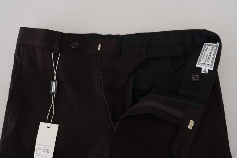 Elegant Brown Italian Dress Pants BENCIVENGA