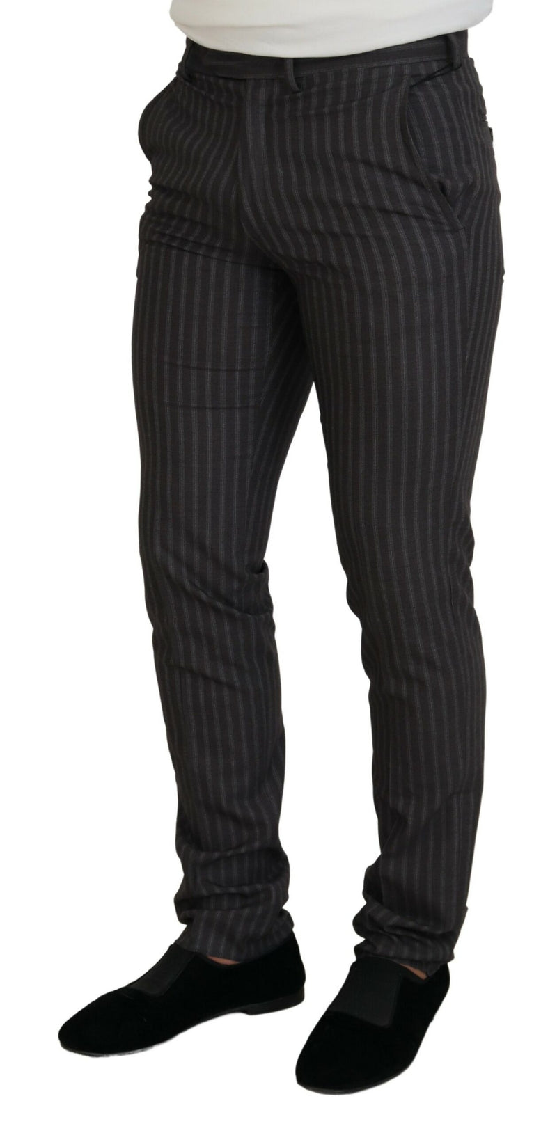 Elegant Striped Dress Pants for Men BENCIVENGA