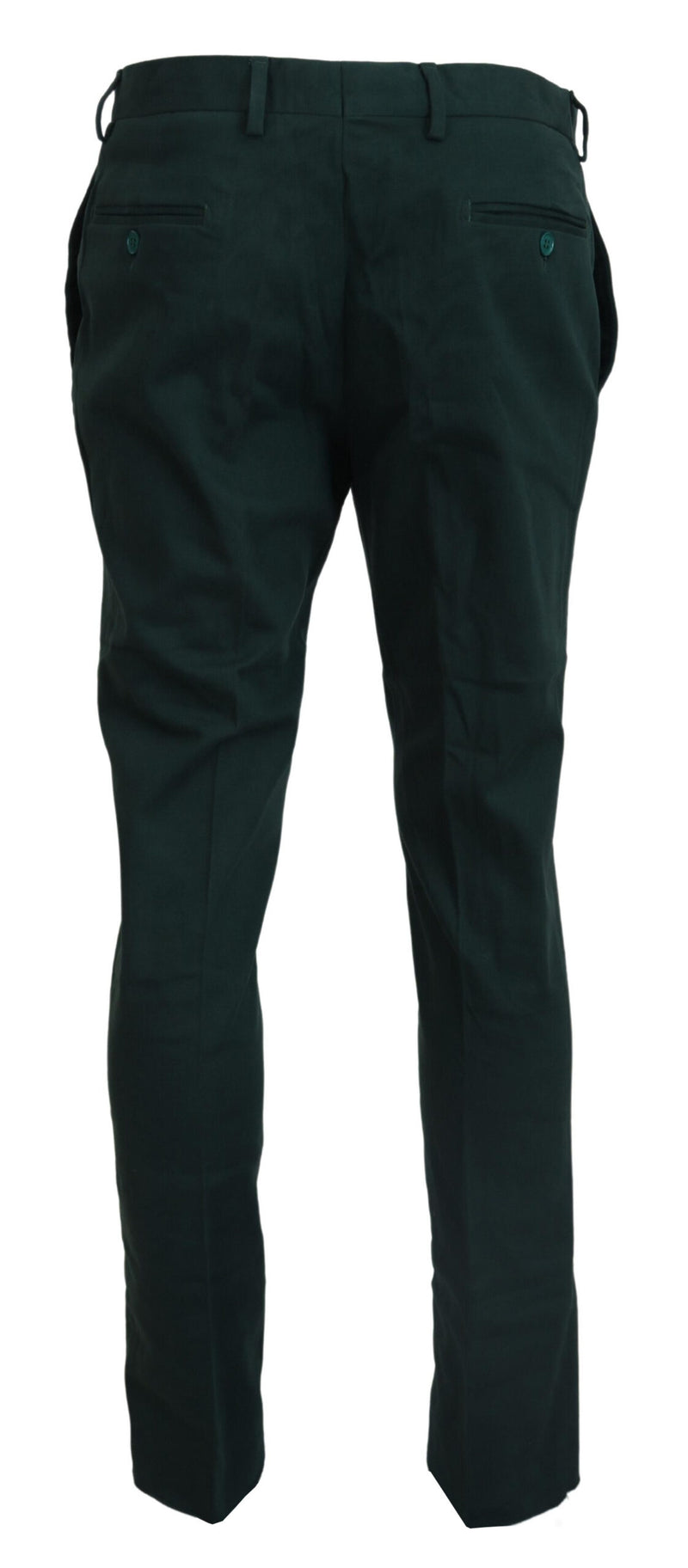 Elegant Dark Green Chino Trousers BENCIVENGA