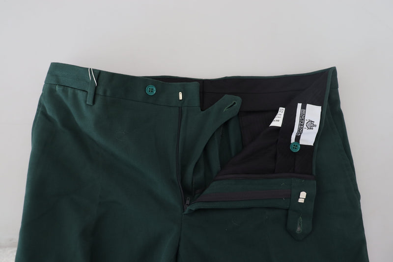 Elegant Dark Green Chino Trousers BENCIVENGA