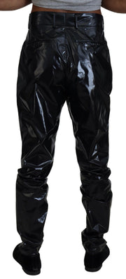 Sleek Italian Black MainLine Pants Dolce & Gabbana