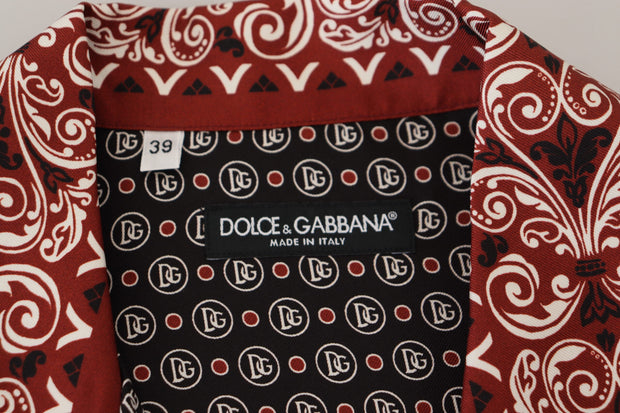 Elegant Multicolor Silk Casual Shirt Dolce & Gabbana