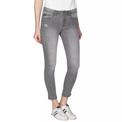 Chic Gray Push-Up Jeggings for Effortless Style Yes Zee