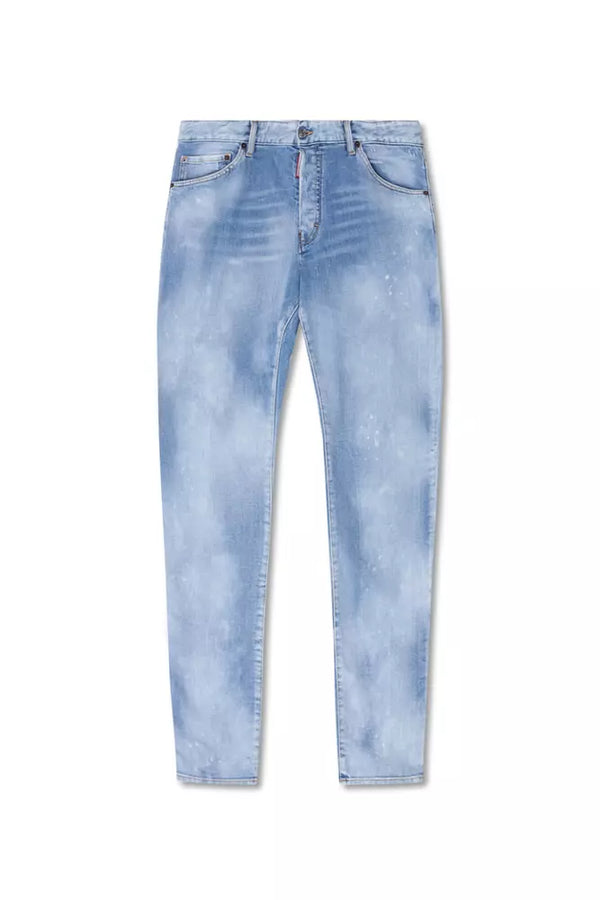 Cool Guy Light Blue Splatter Jeans Dsquared²