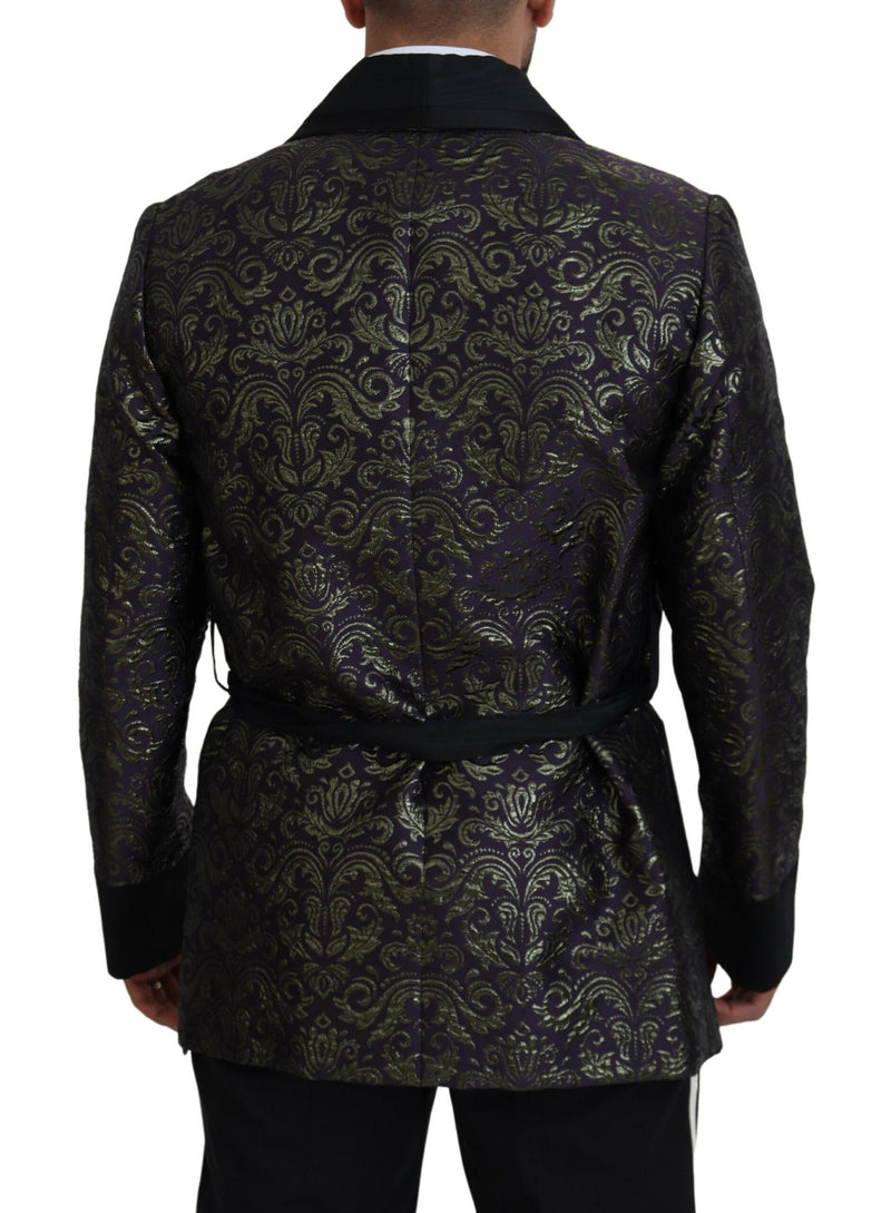 Gold Jacquard Robe Jacket Dolce & Gabbana