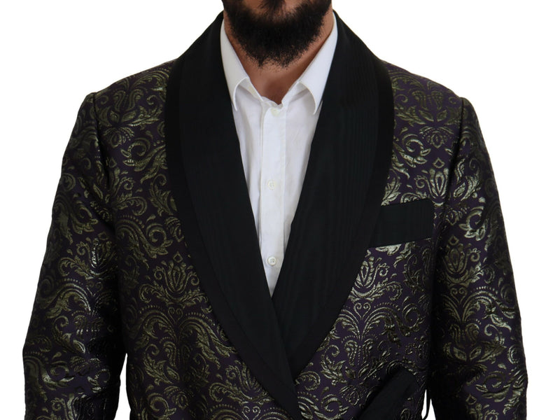 Gold Jacquard Robe Jacket Dolce & Gabbana