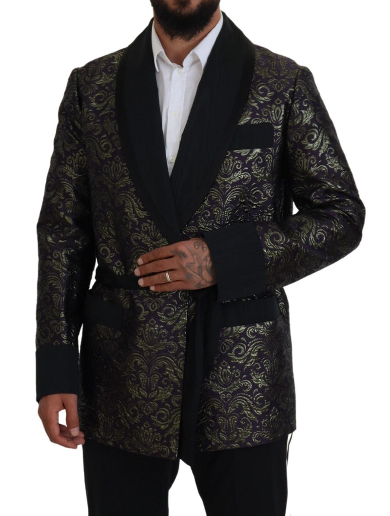 Gold Jacquard Robe Jacket Dolce & Gabbana