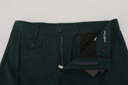 Elegant Green Slim Fit Cargo Jeans Dolce & Gabbana