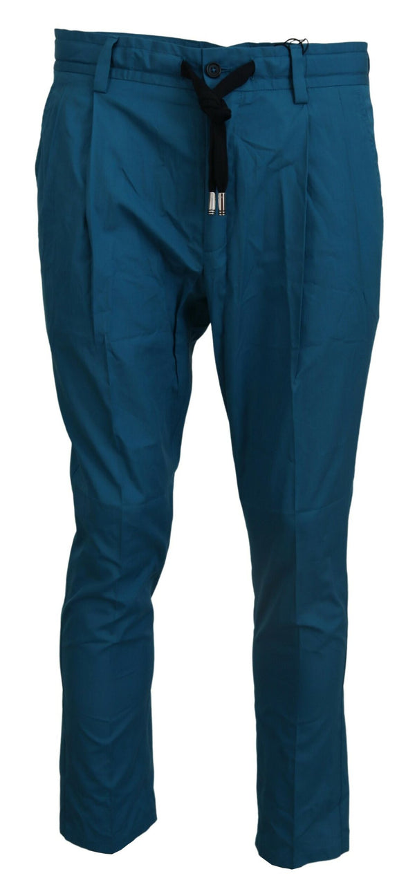 Casual Blue Chinos Trousers Pants Dolce & Gabbana