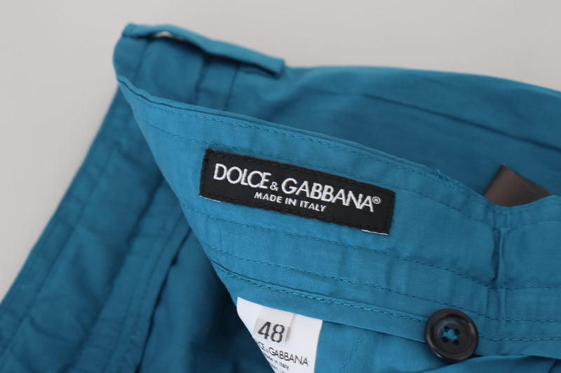 Casual Blue Chinos Trousers Pants Dolce & Gabbana