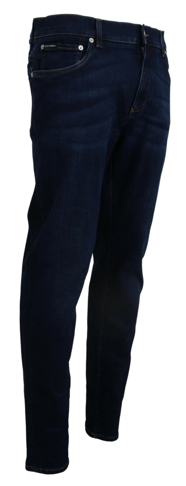 Elegant Slim Fit Dark Blue Denim Jeans Dolce & Gabbana