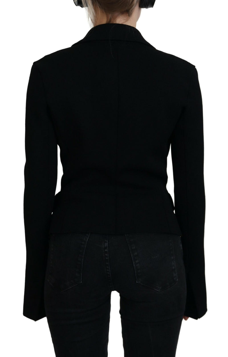 Elegant Black Long Sleeve Jacket Dolce & Gabbana