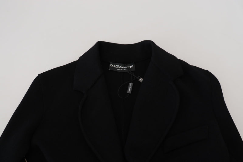 Elegant Black Long Sleeve Jacket Dolce & Gabbana