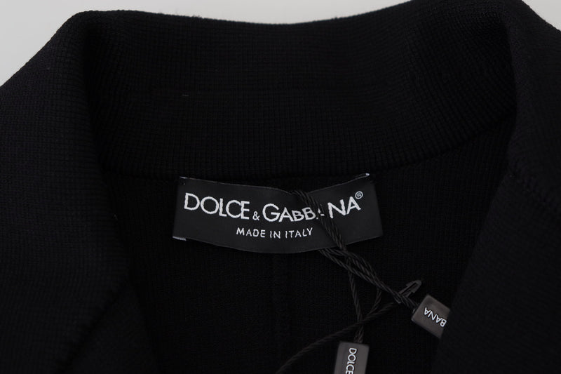 Elegant Black Long Sleeve Jacket Dolce & Gabbana