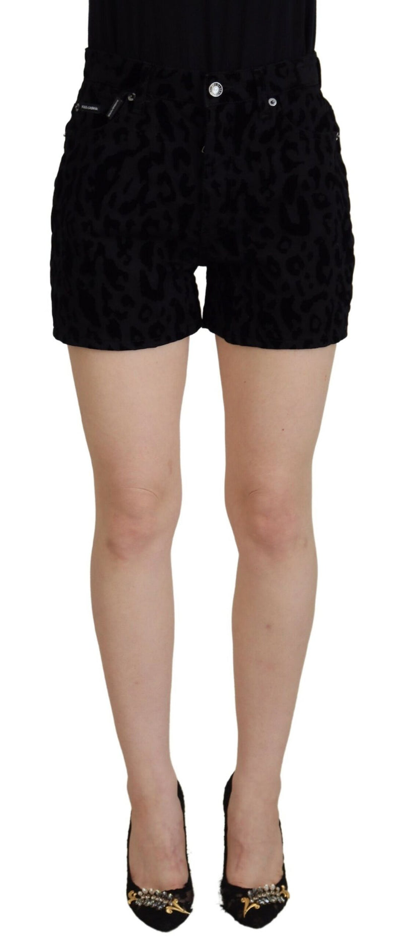 Chic Mid Waist Hot Pants Shorts Dolce & Gabbana