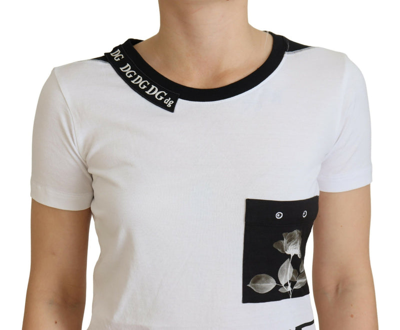 Chic Monochrome 'Here and Now' Cotton Tee Dolce & Gabbana