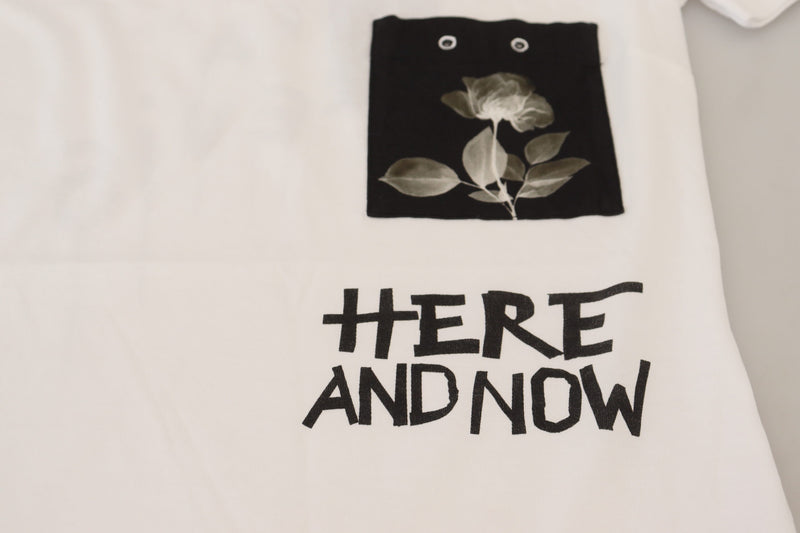 Chic Monochrome 'Here and Now' Cotton Tee Dolce & Gabbana