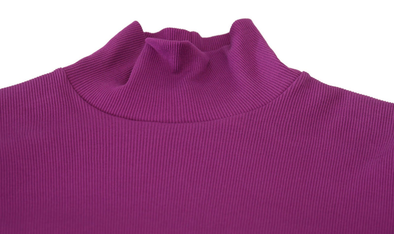 Elegant Purple Turtle Neck Pullover Sweater Dolce & Gabbana