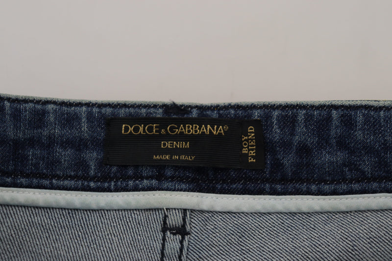 Chic High Waist Straight Jeans in Vibrant Yellow Dolce & Gabbana