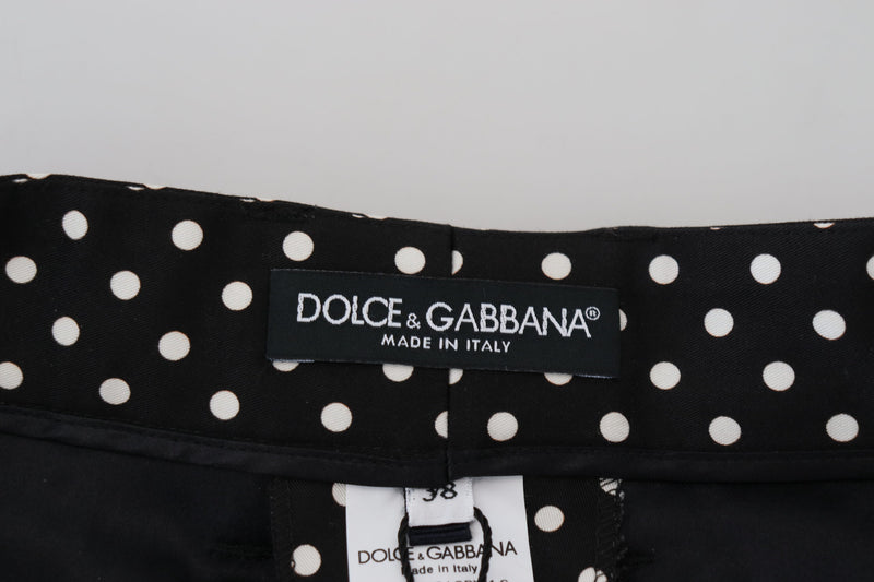 Elegant High-Waist Polka Dot Pants Dolce & Gabbana