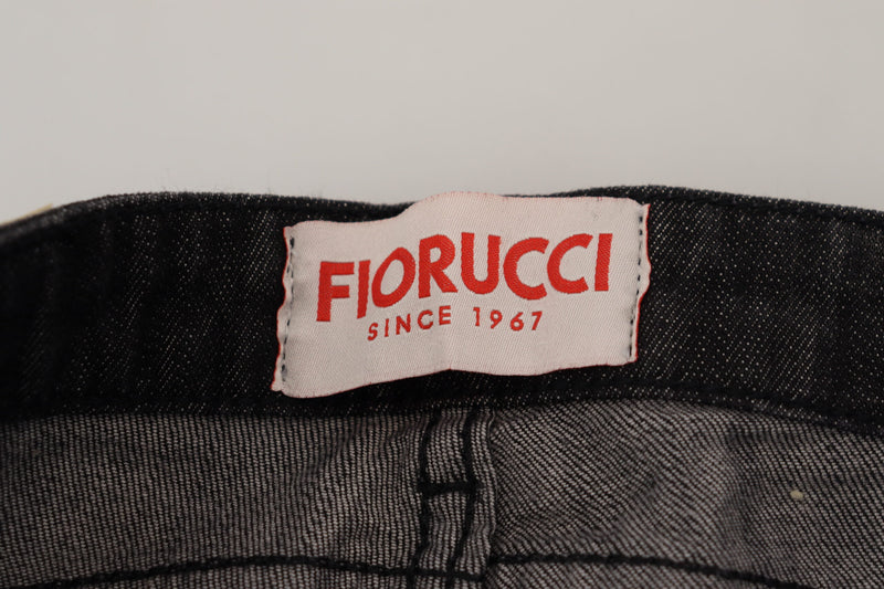 Chic Black Low Waist Skinny Jeans Fiorucci