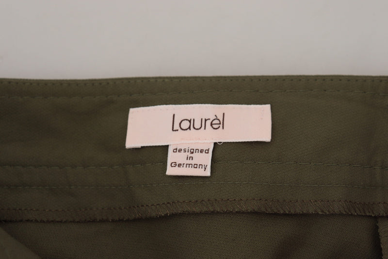 Elegant Tapered Green Pants - Chic Everyday Wear LAUREL