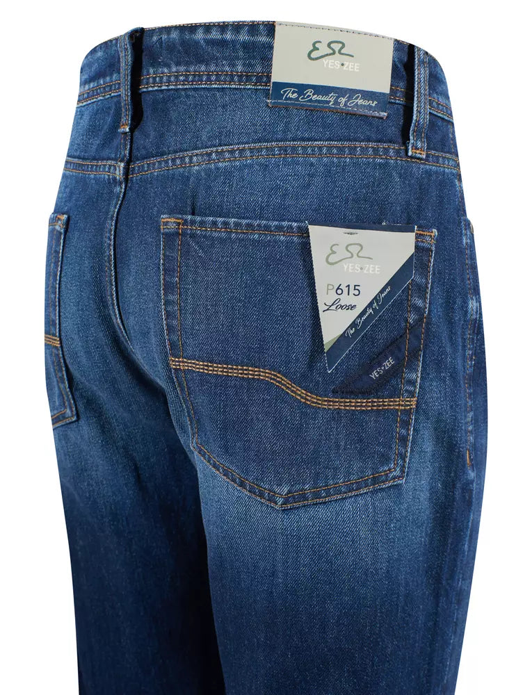 Blue Cotton Mens Jeans Yes Zee