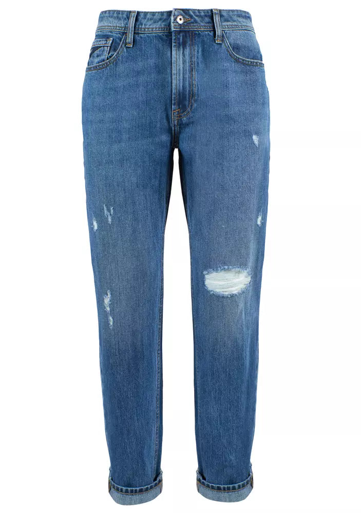 Blue Cotton Men Jeans Yes Zee