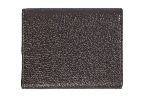 Brown Leather Women Wallet Trussardi