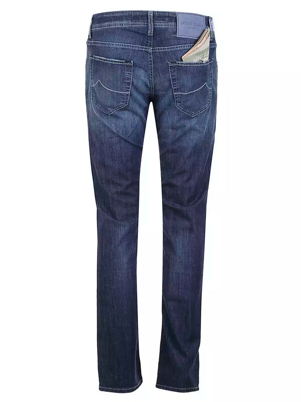 Elegant Light Blue Stretch Jeans Jacob Cohen