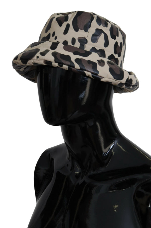 Multicolor Goose Down Bucket Hat Dolce & Gabbana