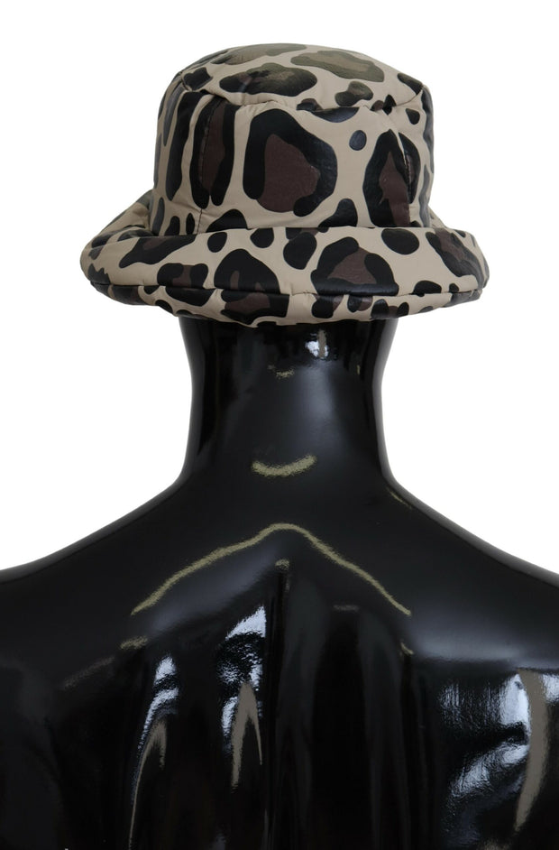 Multicolor Goose Down Bucket Hat Dolce & Gabbana