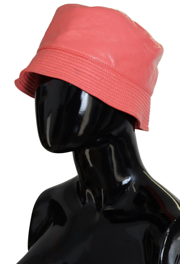 Elegant Peach Bucket Hat - Summer Chic Essential Dolce & Gabbana