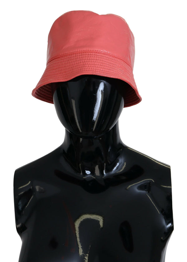 Elegant Peach Bucket Hat - Summer Chic Essential Dolce & Gabbana