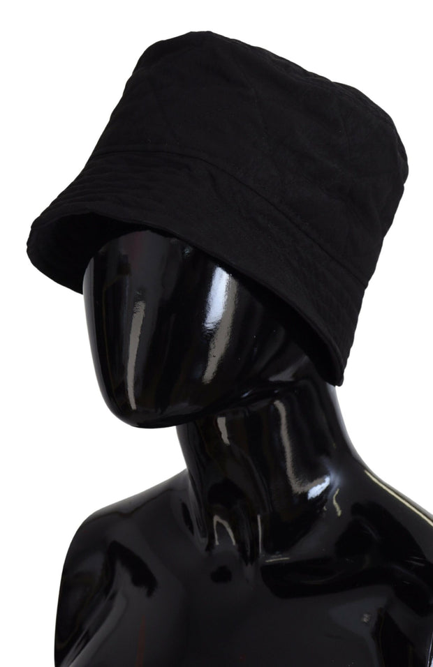 Elegant Black Bucket Cap Dolce & Gabbana