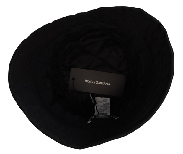 Elegant Black Bucket Cap Dolce & Gabbana