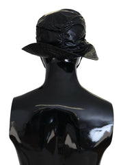 Sleek Black Bucket Cap with Logo Detail Dolce & Gabbana