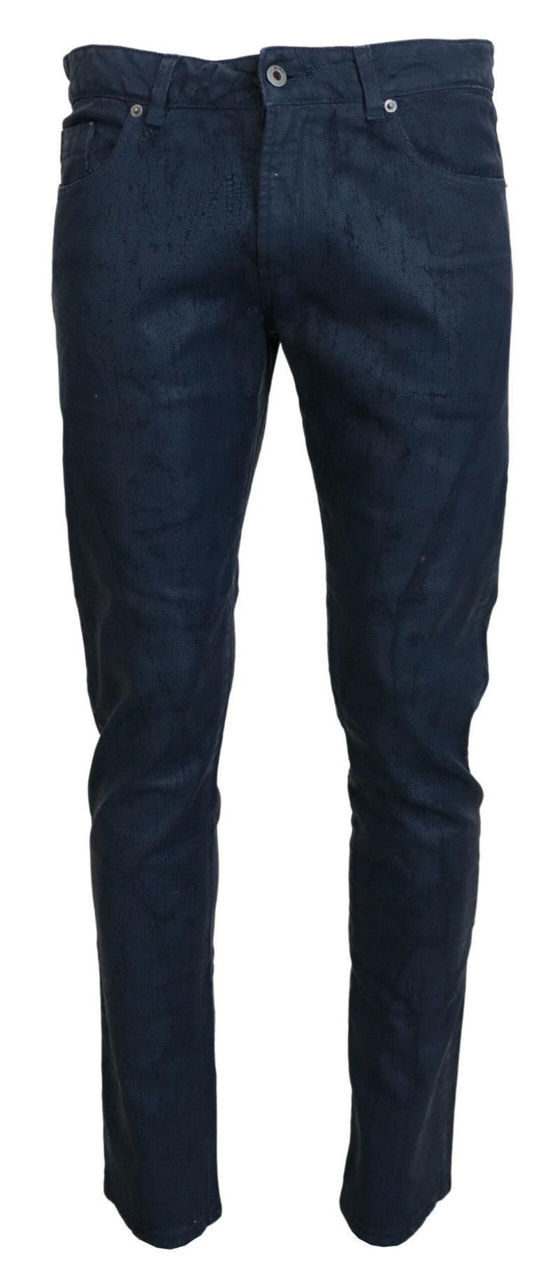 Chic Tapered Blue Denim Jeans Exte