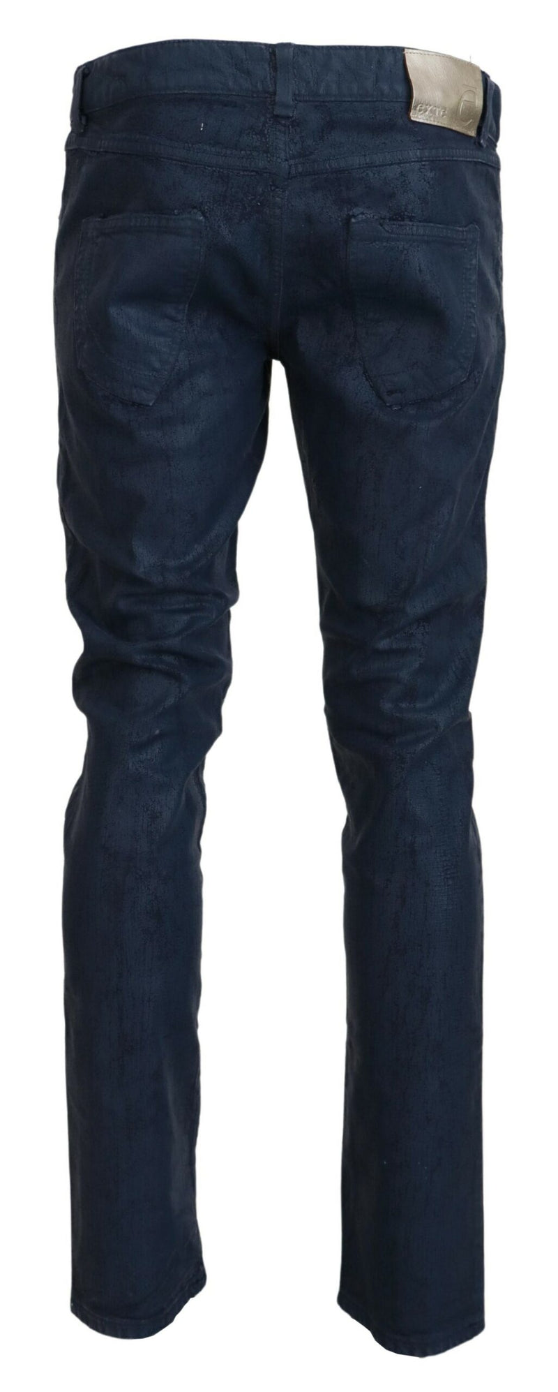 Chic Tapered Blue Denim Jeans Exte