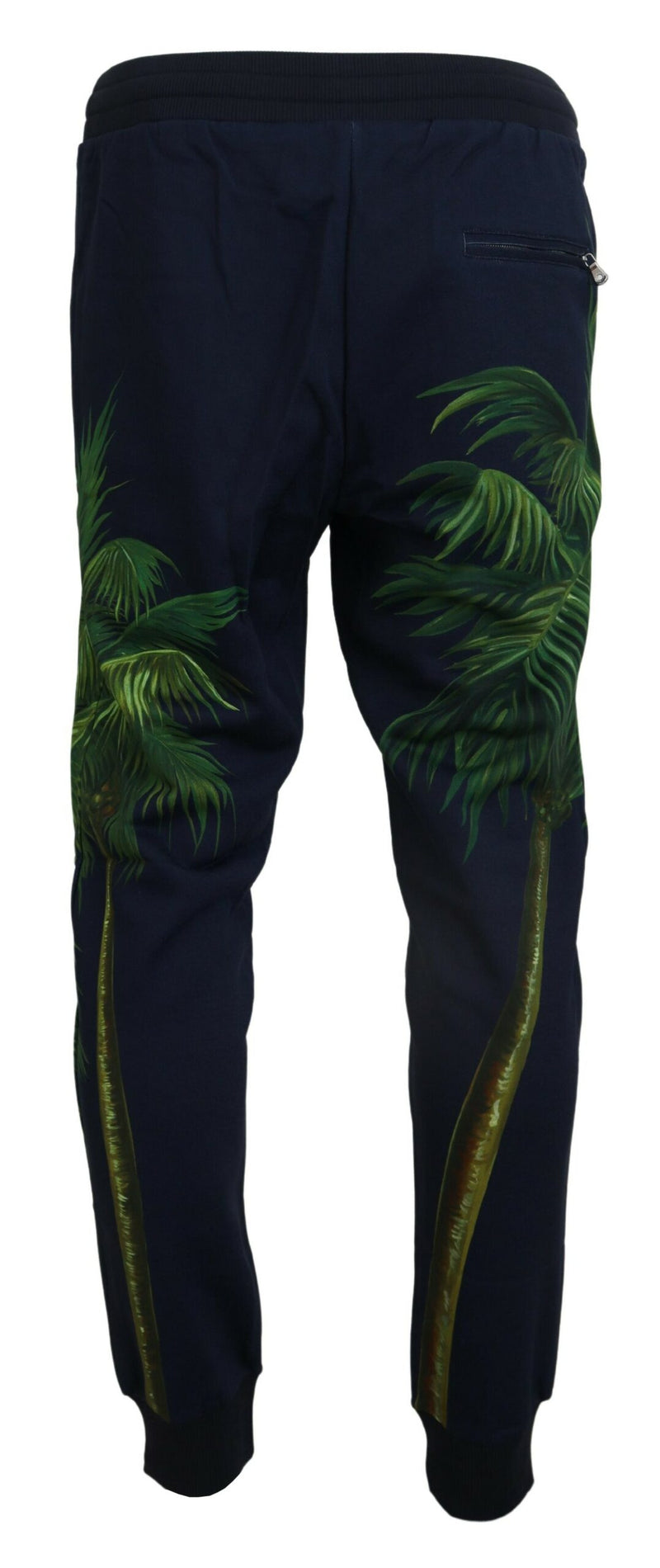 Elegant Cotton Jogging Pants with Print Design Dolce & Gabbana