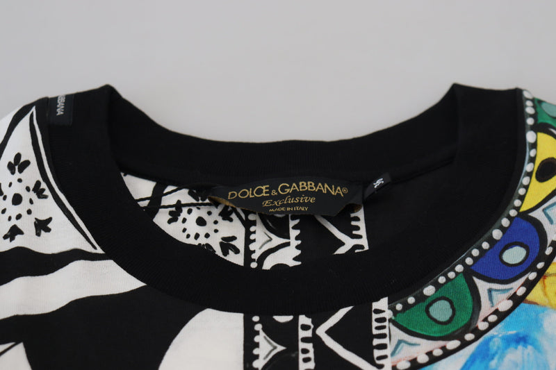 Elegant Multicolor Cotton Casual Tee Dolce & Gabbana