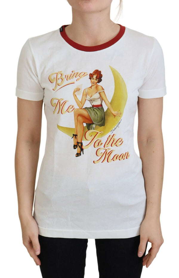 Elegant White Cotton Casual Top Dolce & Gabbana