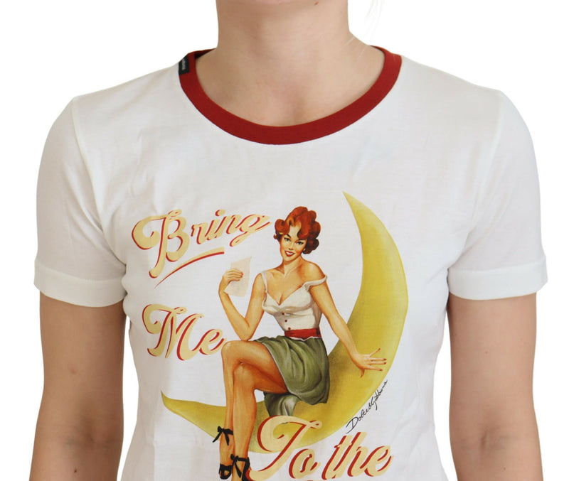 Elegant White Cotton Casual Top Dolce & Gabbana