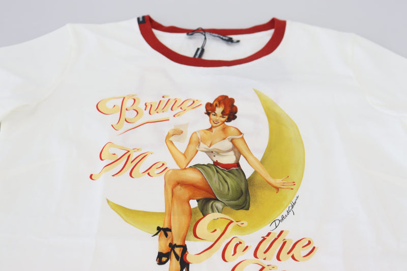 Elegant White Cotton Casual Top Dolce & Gabbana