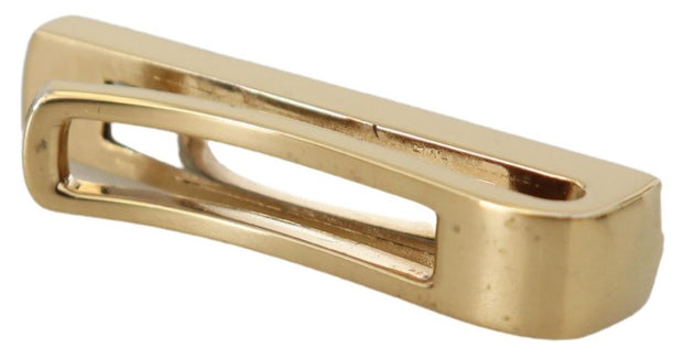 Elegant Gold Brass Tie Clip for Men Dolce & Gabbana